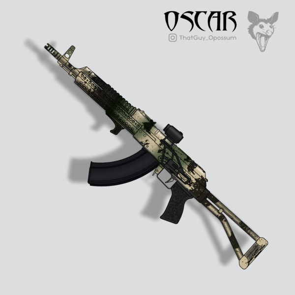 Oscar Opossum's WASR Slap-Vinyl Glossy
